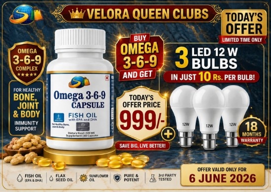 OMEGA 3-6-9 with offer Led Bulbs 