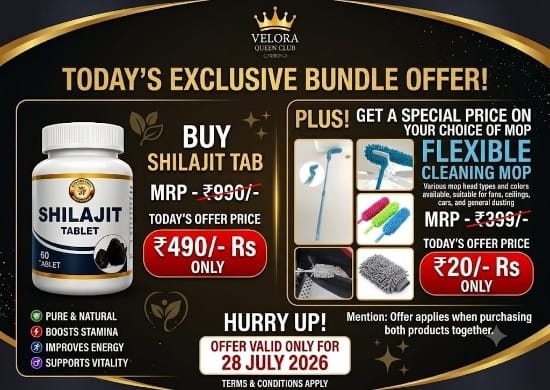 Shilajit Tab with flexible cleaning Mop 